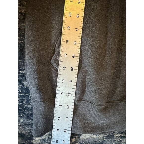 CHAMPION Eco Fleece Pullover "Calvin College" 1/4 Zip Women’s Small Gray/Red - Picture 7 of 8